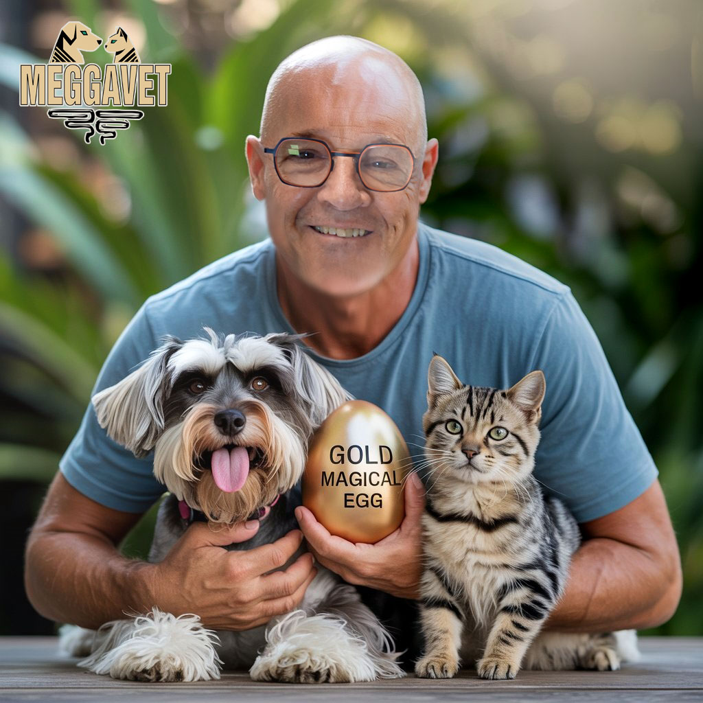 john-hare-with-schnauzer-and-cat